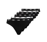 Lot De 6 Strings Pour Femmes Puma, Vêtements, Noir, 4