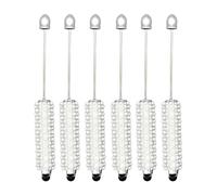 Lot de 6 stylets pour écran tactile avec stylo à bille perlé Écran tactile avec stylo d'alimentation de bureau