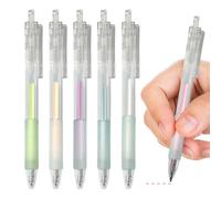 Lot De 6 Stylo Colle À Séchage Rapide, Bâton De Colle À Pointe Fine Stylo Adhésif Type Pression Pour Scrapbooking, Loisirs Créatifs Et École