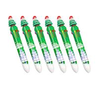 Lot de 6 stylos à bille de Noël 10 en 1 avec motif de dessin animé, multicolore, fournitures scolaires de bureau pour étudiants