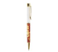 Lot de 6 stylos à bille fantaisie avec clip en métal pour bureau - Action torsadée - Pointe de 1 mm - Écriture fluide - Pour femme et fille - Cristal