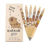 Lot De 6 Stylos À Bille - Stylos À Bouton-poussoir Élégants Pour Étudiants, Instruments D'écriture De Haute Qualité Avec Encre À Séchage Rapide, Design Prêt Pour | Idéal Pour Les Ex