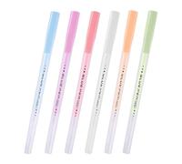 Lot de 6 stylos à colle pour scrapbooking - Crayon adhésif à pointe fine pour étudiants, enseignants, artistes, travaux manuels, cartes, projets