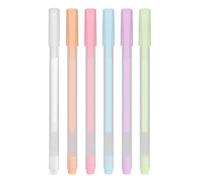 Lot de 6 stylos à colle pour travaux manuels | Colle à séchage rapide pour l'art | 6 unités outil pour fabriquer des cartes avec pointe sphérique | Pour étudiants, filles, adultes et