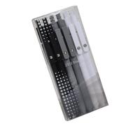 Lot de 6 stylos à encre gel à séchage rapide, pointe rétractable de 0,5 mm avec mécanisme de pression pour une utilisation efficace à l'école et au bureau, lot de stylos à encre gel de couleur rétro
