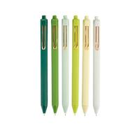 Lot de 6 stylos à encre gel pour une posture positive, un pinceau à séchage rapide et simple - Dongfeng - 0,5 mm.