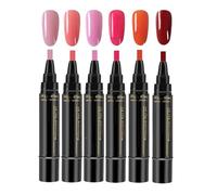 Lot de 6 stylos à ongles - Outil de beauté à séchage rapide - Pour filles, femmes, adolescentes, mères, exercice, salon, maison, fête, vacances, été, printemps, bonjour