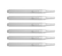 Lot de 6 stylos à peinture vides rechargeables pour écrire, journal, prise de notes, fabrication de cartes, outil de croquis artistique