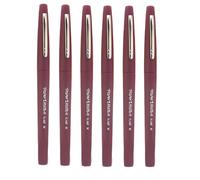 Lot de 6 stylos à pointe fine Paper Mate Flair Cranberry