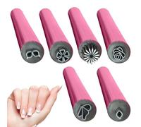 Lot de 6 stylos à sceau pour nail art, nail art, graffiti, pointillisme, 6 stylos