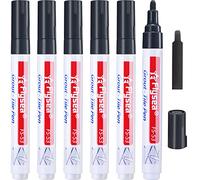 Lot de 6 stylos de réparation de carrelage pour la restauration de joints et de sols muraux noir