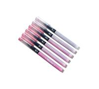Lot de 6 Stylos Gel Couleur - Stylos Fantaisie Kawaii Pastel (Rose, Violet, Vert, Bleu) - Écriture Fluide, Encre Noire - Papeterie Étudiante, Bureau, Bullet Journal et Cadeau (Rose)