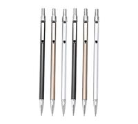Lot de 6 stylos mécaniques à dessin en métal pour le carpenter étroit pour le marquage des croquis