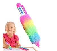 Lot de 6 stylos multicolores arc-en- pour étudiants, fournitures scolaires, 6 crayons de couleur pour écrire, étudier et travailler.