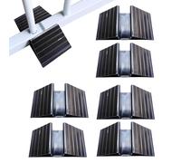 Lot De 6 Supports De Barrière pour Animaux De Compagnie - Renfort De Clôture Triangulaire | Rampe De Parc pour pour Chiots | Base Stabilisatrice pour Jardin, Maison, Salon, Cuisine, Fixation A