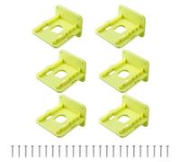 Lot de 6 supports de batterie 18 V pour rangement vertical, se monte facilement sur les murs, prend en charge les batteries P102, P103, P104, maintient un espace de travail propre