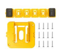 Lot de 6 supports de batterie compatibles avec Dewalt 20 V 60 V (sans batterie), pour DCB200, DCB203, DCB205, DCB206