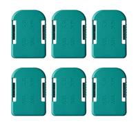 Lot de 6 supports de batterie compatibles avec Makita 18 V, compatibles avec les appareils Makita/Bosch 18 V, support mural pour batteries BL1860, BL1850, BL1840, BL1830, BL1820, BL1815N