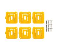 Lot de 6 supports de batterie pour chargeurs Dewalt 20V/60V, compatibles avec les présentoirs de batteries pour entrepôt.