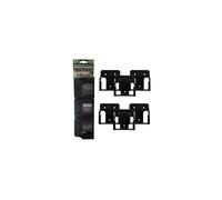 Lot de 6 supports de batteries HIKOKI 18v par StealthMounts® (Noir)
