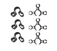 Lot de 6 supports de bougies à champagne utilisés pour les gâteaux d'anniversaire, les fêtes, les mariages, les services de mise en bouteille, les boîtes de nuit, les anniversaires, les célébrations