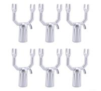 Lot de 6 supports de branches d'arbre en alliage d'aluminium antirouille offrant une stabilité durable des plantes dans les jardins et les vergers