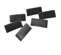 Lot de 6 supports de capuchons de lattes de lit de rechange, extrémités en plastique de 65 mm pour lattes de cadre de lit, pièces de réparation pour lits superposés en métal, bois, cuir