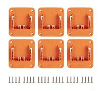 Lot de 6 supports de fixation pour perceuse Ridgid, outils Li-ion 18 V ABS, station murale pour installation et rangement