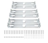 Lot de 6 supports de fixation pour plafonnier, supports de suspension de 9/10/10,5 cm de longueur, base de montage d'éclairage avec vis, accessoires pour pièces de rechange