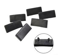 Lot de 6 supports de lattes de lit en plastique de 65 mm pour une utilisation avec des lattes en bois sur des bases de support de lit en métal et cuir
