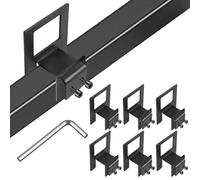 Lot de 6 supports de matelas antidérapants avec fonction antidérapante, taille réglable, support de matelas antidérapant avec 12 vis