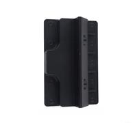 Lot de 6 supports de montage solaires pour toits plats de caravanes, bateaux, conception sécurisée, anti-fuite, matériau ABS résistant aux UV, ventilation améliorée (angle droit noir)