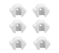 Lot de 6 supports de roulement de tambour de sèche-linge compatibles avec 131825900 08015223 3281008 | Support de tambour arrière pour pièces de lave-linge et sèche-linge | Kit de rechange en