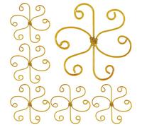 Lot de 6 supports de tige de grimpantes, piquets réutilisables pour , monstera, d'intérieur et d'extérieur, pour favoriser la croissance verticale, 11 x 11 x 0,5 cm