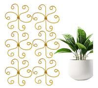 Lot de 6 supports de tige pour d'intérieur | Support de tige Monstera réutilisable | Stabilisateur en métal pour intérieur et extérieur - Pour l'entretien des bonsaïs Monstera - Lot de 6