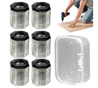 Lot de 6 supports de vis magnétiques antidérapants pour outils manuels pour hommes, débutants, ouvriers, artisans et meilleurs