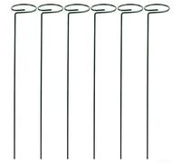 Lot de 6 supports d'escalade de 35 cm et 40 cm pour intérieur et extérieur, jardins, terrasses et serres - Support en fer galvanisé robuste pour plantes grimpantes (40 cm)