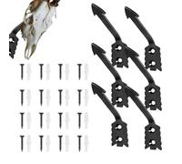 Lot de 6 supports en forme de tête de mort, pour chèvre, vache, Noël, ferme, extérieur, cabine, maison, chambre à coucher, campagne
