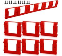 Lot de 6 supports muraux pour batterie Einhell Power X-Change, support mural pour batterie M18 18 V (avec 12 vis, pas de batterie)