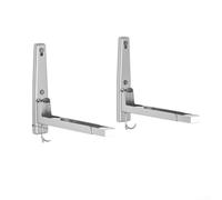 Lot de 6 supports muraux pour four à micro-ondes Argenté