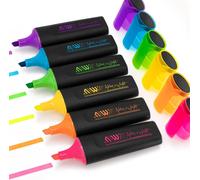 Lot De 6 Surligneurs Classiques Electroline (Neon)