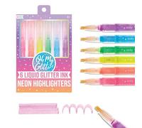 Lot de 6 surligneurs Oh My Glitter!