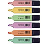 Lot de 6 surligneurs pastel assortis