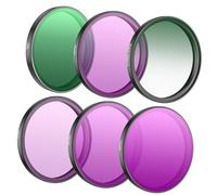 Lot de 6 tamis visuels permanents étanches et anti-rayures pour la sécurité extérieure des lunettes de caméra d'action