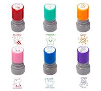 Lot De 6 Tampons Auto-Encreurs Pour Enseignants, Encouragement Des Enfants, évaluation Des Enseignants, Récompense De Motivation, Sceau Mignon Pour Enfants, Sceau De Louange, Tampon De Récompense
