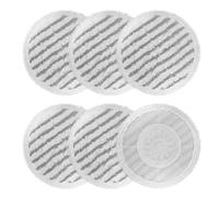 Lot de 6 tampons de nettoyage réutilisables pour balai vapeur Shark S6002UK, compatibles avec les tampons de nettoyage tout-en-un Steam & Scrub