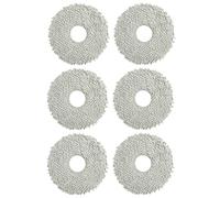Lot de 6 tampons de rechange BHZRMP3 avec fonction rotative, compatibles avec les aspirateurs robot Bosch BCRDW3B et BCRDW3BX Spotless Max/Cam, nettoyage humide efficace pour tous les types de sols
