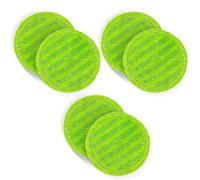 Lot de 6 tampons de Rechange en Microfibre de 16 cm de diamètre, universels, adaptés pour Balai Flottant Hurricanes M30457, Dyson, tampons de Rechange sans Fil