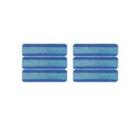 Lot de 6 Tampons de Vadrouille en Microfibre pour Bona Tampon de Nettoyage en Microfibre Compatible avec Bona Mop pour Bona Nettoyant pour Sols en