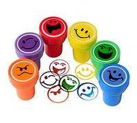 Lot de 6 tampons encreurs colorés Smile Smiley G